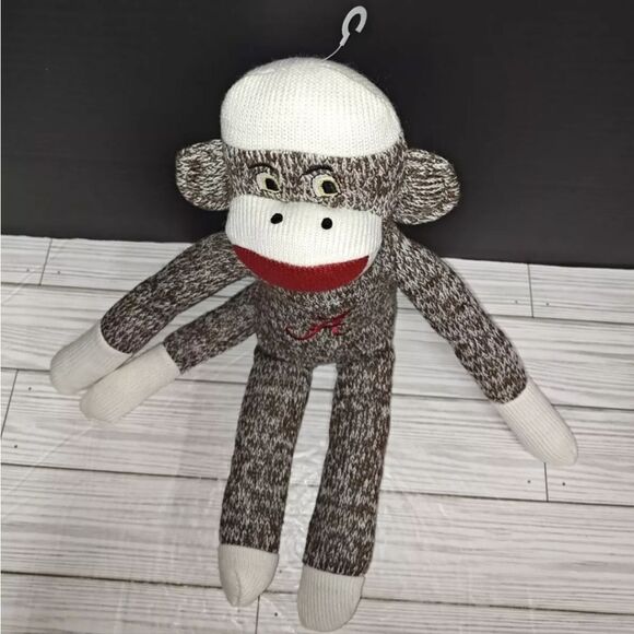 Alabama Crimson Tide Collectible Plush Sock Monkey Jenkins Enterprises 2010 - Picture 2 of 9